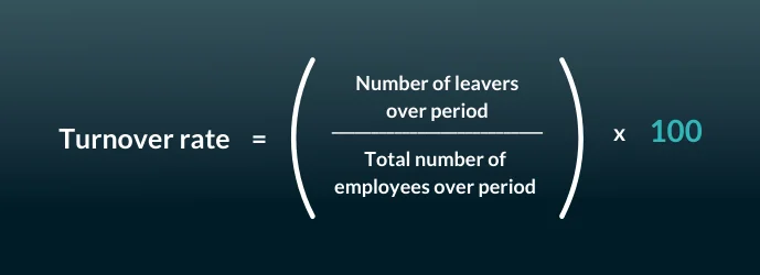 how to calculate employee turnover rate